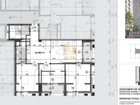 Appartamento 3+1+2Wc+2Blk in vendita, Filigree Tower – Xhamllik, 325.200 Euro