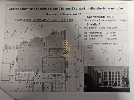 Apartment 2+1+Blk for sale, Porcelan – Residence “Porcelan 3”, 183,500 Euro