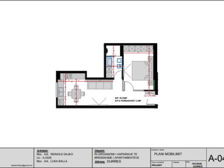 Apartment 1+1 for sale, 52.63 m² – Ideal investment opportunity in Durrës!