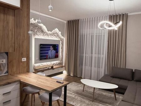 Jepet me qira apartament 1+1 modern në Rezidencen Kadiu, prane Mangalem 21 - Ali Demi