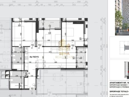Apartment 3+1+2Wc+2Blk for Sale, Filigree Tower – Xhamllik, 340,600 Euro