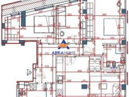 SHITET APARTAMENT 3+1+BALLKON "TEK BULEVARDI I TIRANES" 223.000 EURO