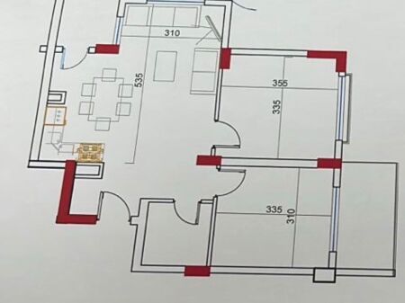 Apartament 2+1 per shitje! Gjiri i Lalzit •145’000€