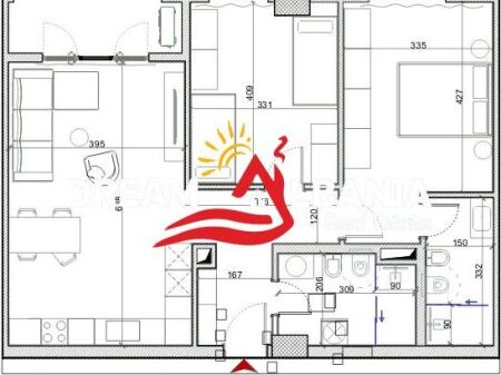 Shiten Apartamente 2+1 ne Porcelan prane Klanit ( ID 41212207 )