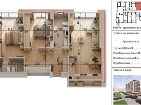 BULEVARDI I RI, SHESIM APARTAMENT 2+1+2