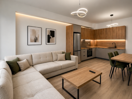 Apartment 1+1 for Rent with veranda & parking space Urban Gate, Astir