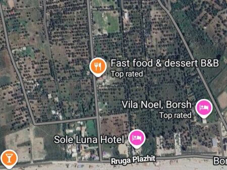 TERRENO IN VENDITA A BORSH A 400m DAL MARE