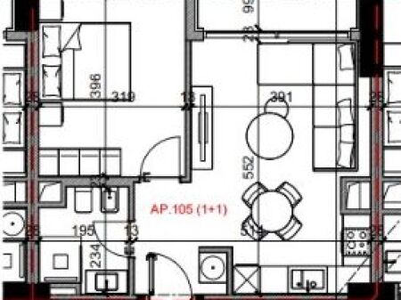 Vendita | Apartament 1 + 1 | Rruga Bardhyl | 152880 €