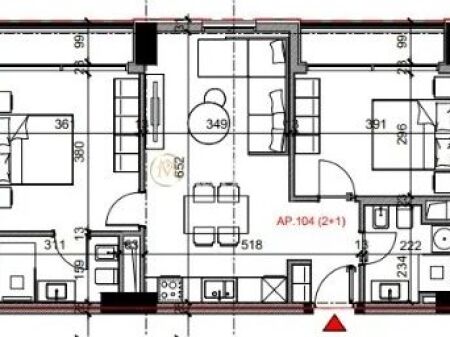 Vendita | Appartamento 2 + 1 | Via Bardhyl | 234960 €