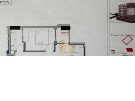 Shitet, Apartament 1+1+blk, Rezidenca Henke– Yzberisht, 105.000 Euro
