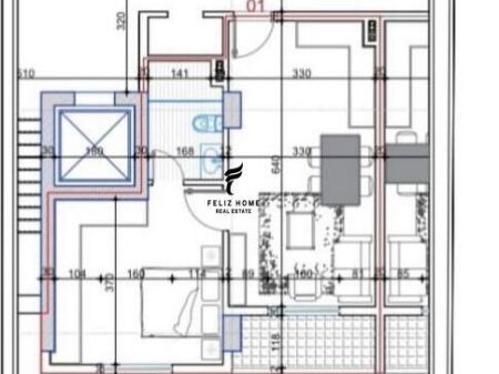 FOR SALE APARTMENT 1+1 PASKUQAN 60,900 EURO  FH-69215