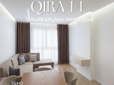 Apartament 1+1 Me Qira Color Splash Paskuqan