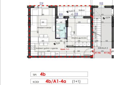  Shitet apartament tek zona e Farkës – Tiranë