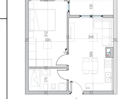FOR SALE APARTMENT 1+1 GOLEM 100,000 EURO FH-70029