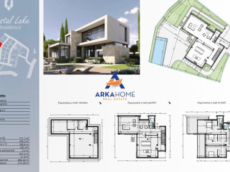 LUXURY VILLA FOR SALE 507M2 "CRYSTAL LAKE RESIDENCE, FARKA LAKE" 1,540,723 EURO