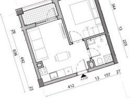 Appartamento 1+1 in Affitto, 40.000 Lek, Fresk  