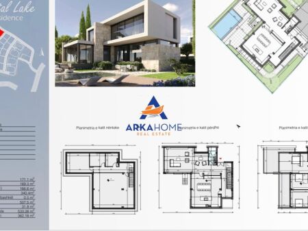 LUXURY VILLA FOR SALE 507M2 "CRYSTAL LAKE RESIDENCE, FARKA LAKE" 1,502,428 EURO