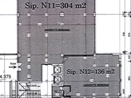 UFFICIO IN AFFITTO 440M2 "VICINO ALL'HOTEL HILTON" 5000 EURO