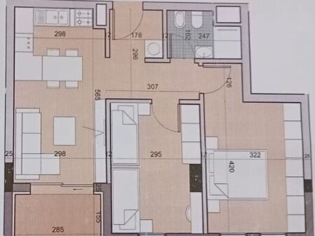 Shitet Apartament 2+1 me Ballkon - në Univers City!