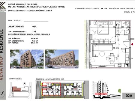 Appartamento in vendita 1+1