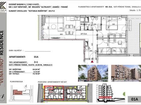 Appartamento in vendita 2+1