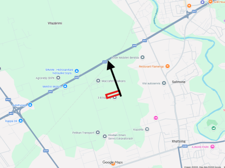 Autostrada Tirana Durazzo, vendo terreno, 9.456 m²