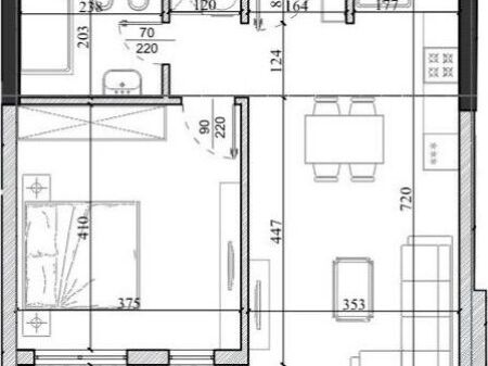 Apartment 1+1 for sale Mali Robit
