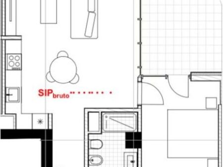 Apartament 1+1 te River Park,Astir