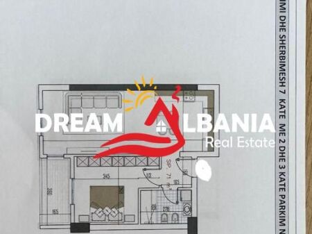Shitet apartament 1+1 ne Babrru, Monark Residence (ID 41111555)