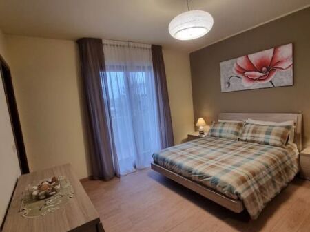 Myslym Shyri intersection, modern 1+1+Blk apartment for rent.