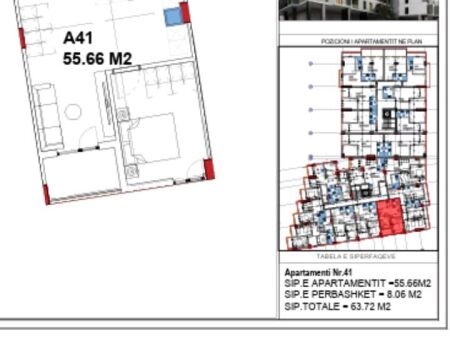 Prima Residence - Apartment 1+1+ Parking For Sale Golem / Durres