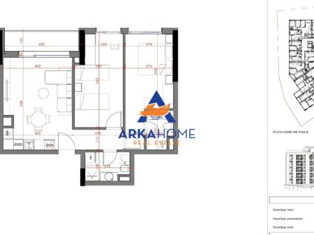 SHITET APARTAMENT 2+1 "PASKUQAN" 116000 EURO