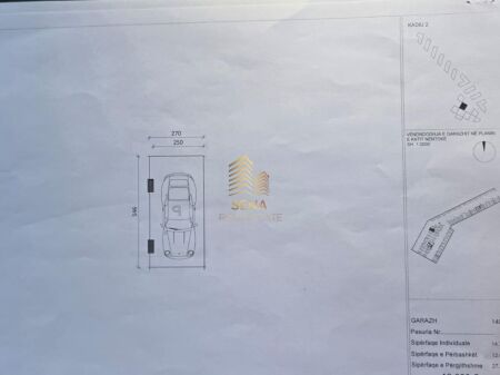 Shitet, 1 Post Parkimi, Ali Demi- Rezidenca Kadiu, 600 Euro/m2