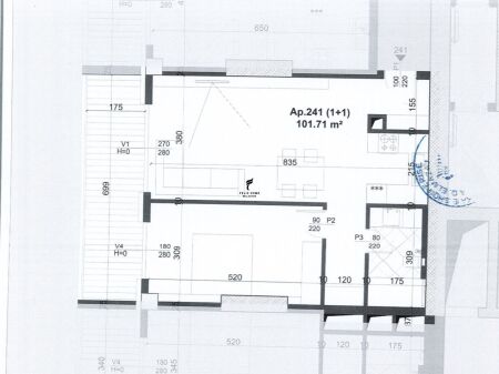 SHITET APARTAMENT 1+1 LAPRAKE 27.500.000 LEKE FH-73376