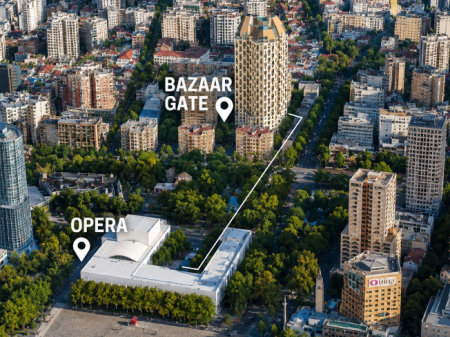  Apartament 1+1 për Shitje tek Bazaar Gate – Qendër e Tiranës