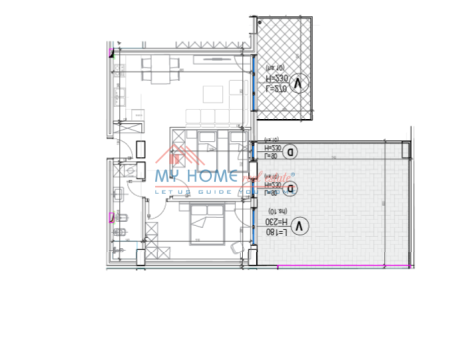 Apartment 2+1 for sale Residenca Kodra e Diellit in Tirane