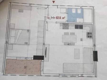 VENDESI APPARTAMENTO 1+1 | Iliria Residence  Paskuqan