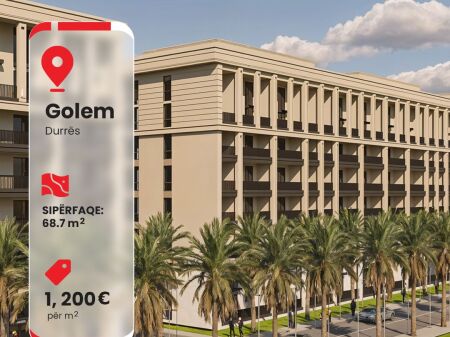 Apartment 1+1 for sale, Golem, Durres