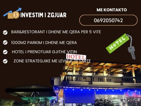 Hotel/ Bar Restaurant for Sale Active Business in Vore Beside the old national road