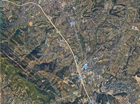 TERRENO IN VENDITA 5000 M - MJULL-BATHORE, TIRANE