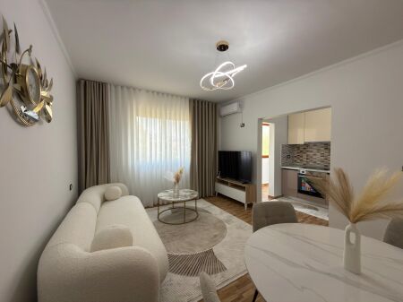 Exclusive, a luxurious 1+1 apartment newly furnished is for rent in the Allias area, Tirana