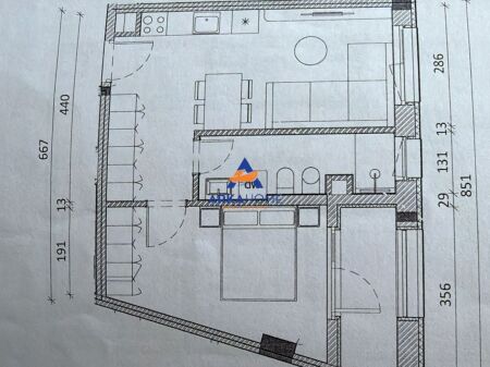 VENDESI APPARTAMENTO 1+1+BALCONE "RESIDENZA KADIU, ALI DEM" 96160 EURO