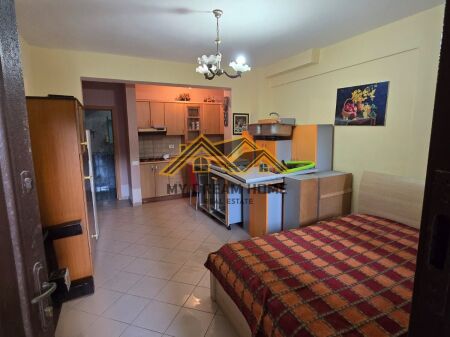 STUDIO APARTMENT FOR SALE WITH YARD – SHKËMBI I KAVAJËS, SECOND LINE TO THE SEA