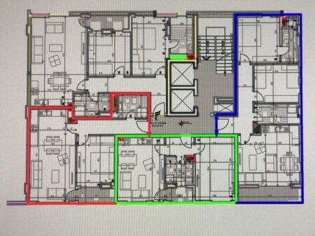 VENDESI DUE APPARTAMENTI 2+1 SQUARE 21 66.000.000 LEKE FH-75665