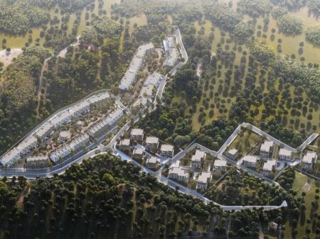 Vile 4-Kateshe per shitje tek Park Houses ne Mjull-Bathore.