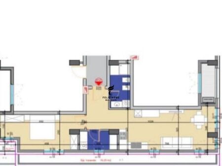SHITET APARTAMENT 1+1 ALI DEMI 168.000 EURO FH-75877