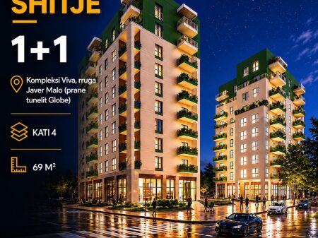 Shitet Apartament 1+1 me Ballkon – Kompleksi Viva ,Tirane
