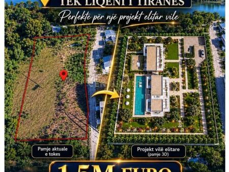 Terreni esclusivi in ​​vendita sul lago Tirana