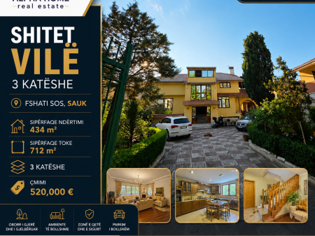  3-STOREY VILLA FOR SALE | FSHATI SOS, SAUK