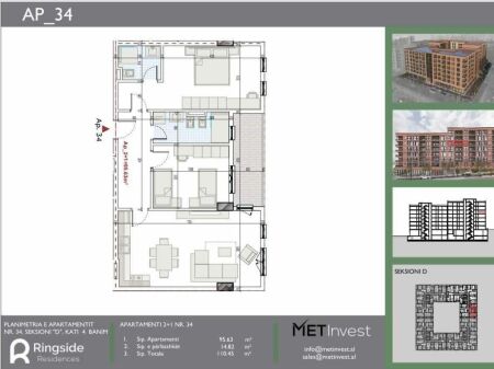 FOR SALE APARTMENT 2+1+2 - PASKUQAN, TIRANA